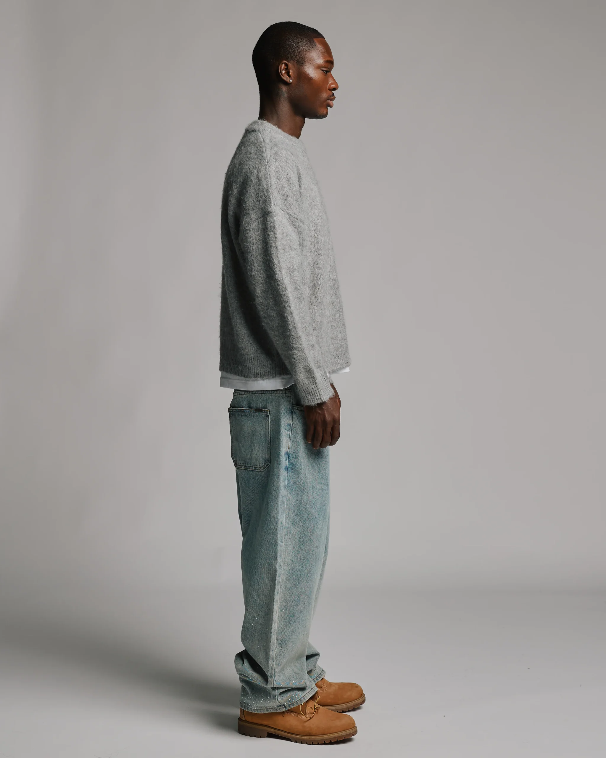 1983-signature-mohair-sweater-grey-4.webp Signature Mohair Sweater - Grey