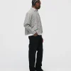 Cropped Flannel - Black