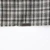 Cropped Flannel - Black