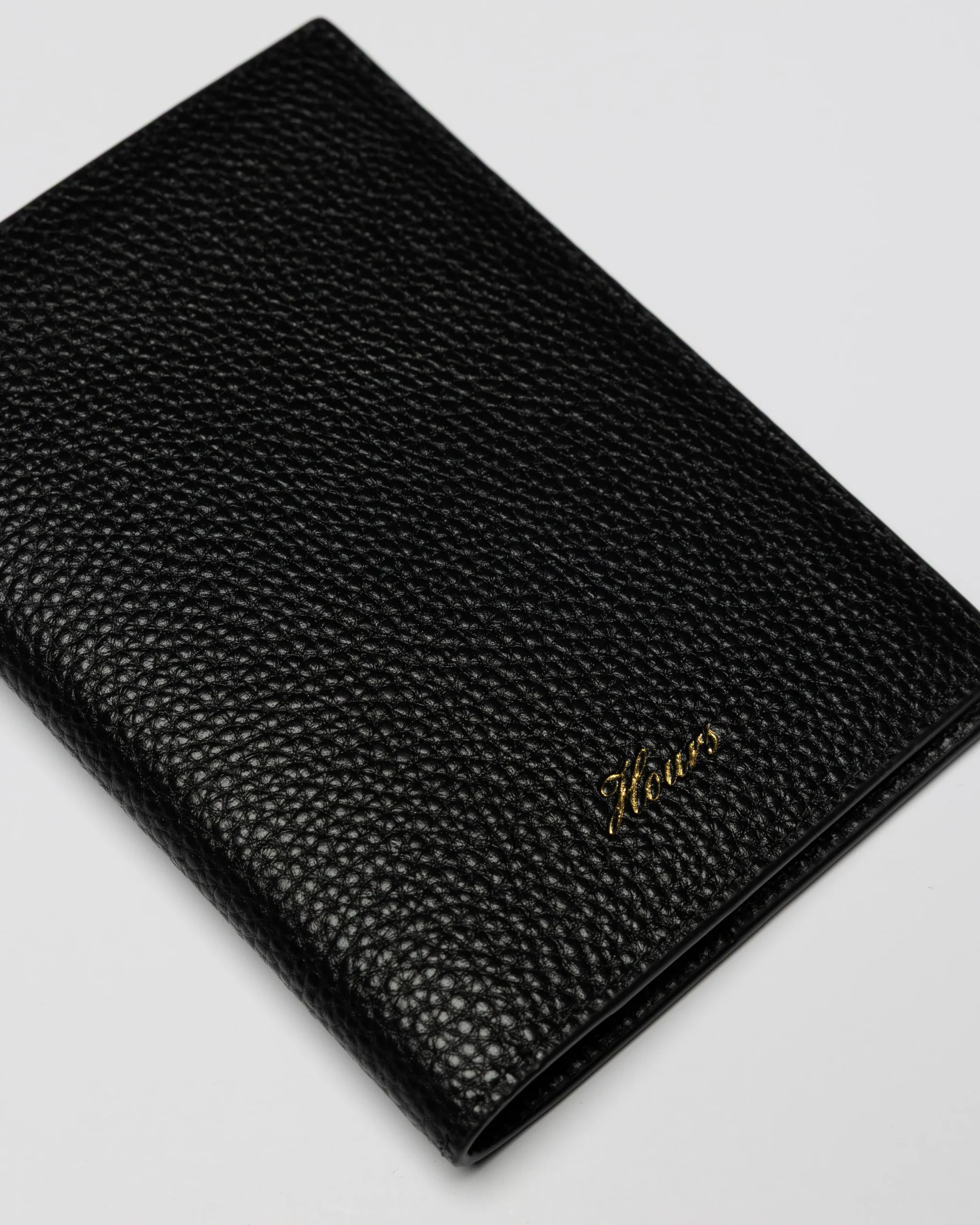 Signature Passport Holder - Black