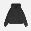 Signature Zip Hoodie - Vintage Black