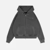 Signature Zip Hoodie - Vintage Grey