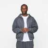 Signature Zip Hoodie - Vintage Grey