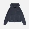 Signature Zip Hoodie - Vintage Navy