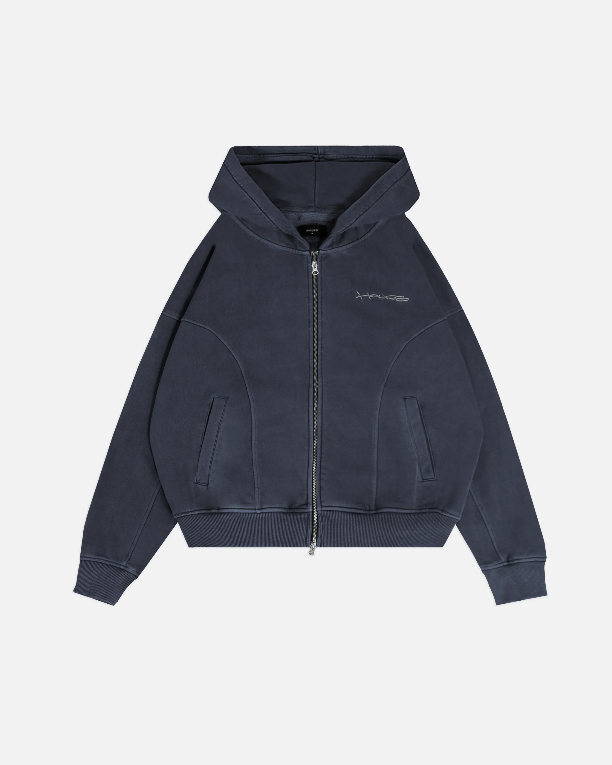 2041-signature-zip-hoodie-vintage-navy-1.webp Signature Zip Hoodie - Vintage Navy