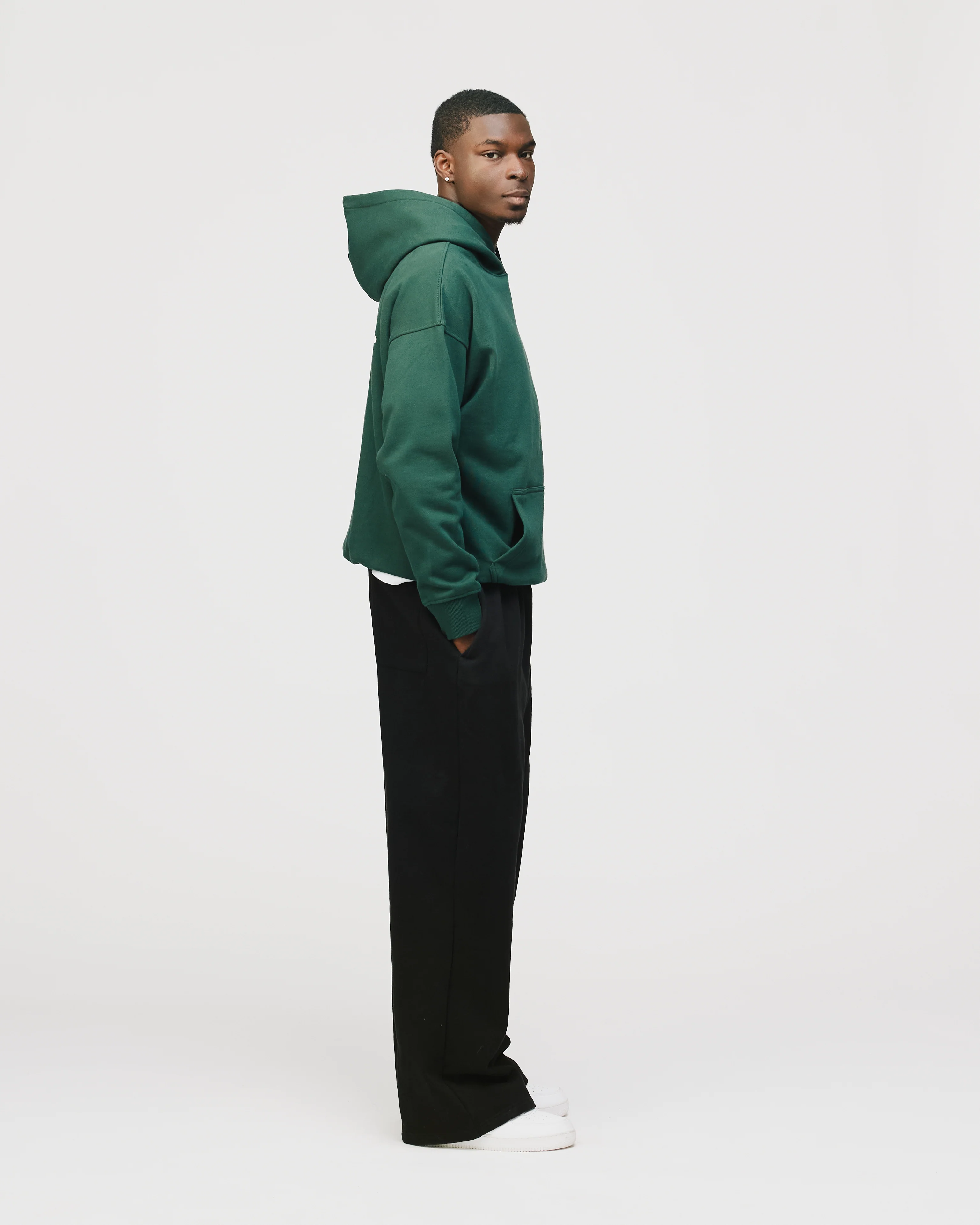 The World is Yours Hoodie - Forest Green