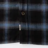Cropped Flannel - Blue