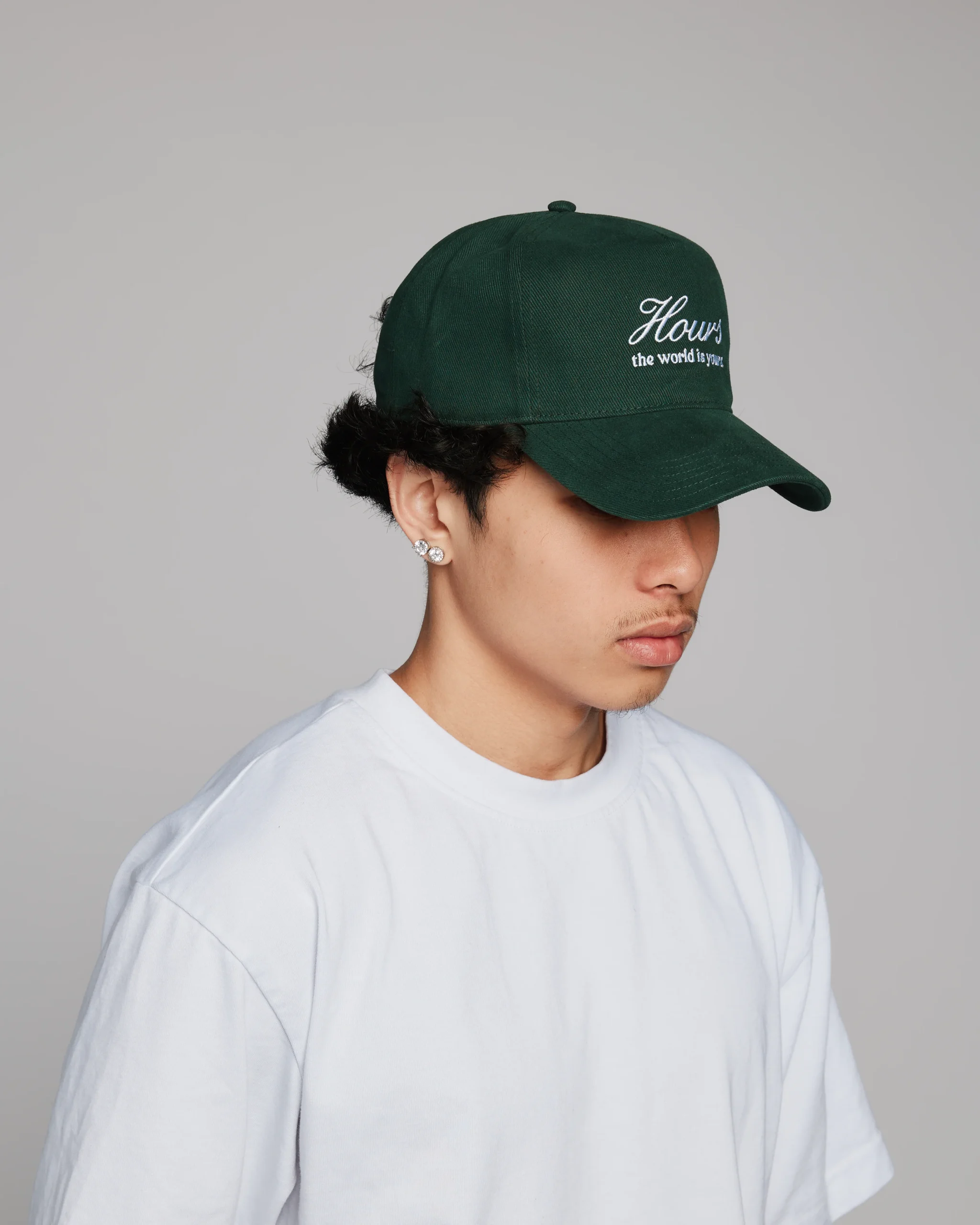The World is Yours Snapback - Forest Green