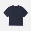 Thermal Boxy T-Shirt - Vintage Navy