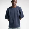 Thermal Boxy T-Shirt - Vintage Navy
