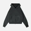 2091-thermal-lined-zip-hoodie-vintage-black-1.webp Thermal Lined Zip Hoodie - Vintage Black