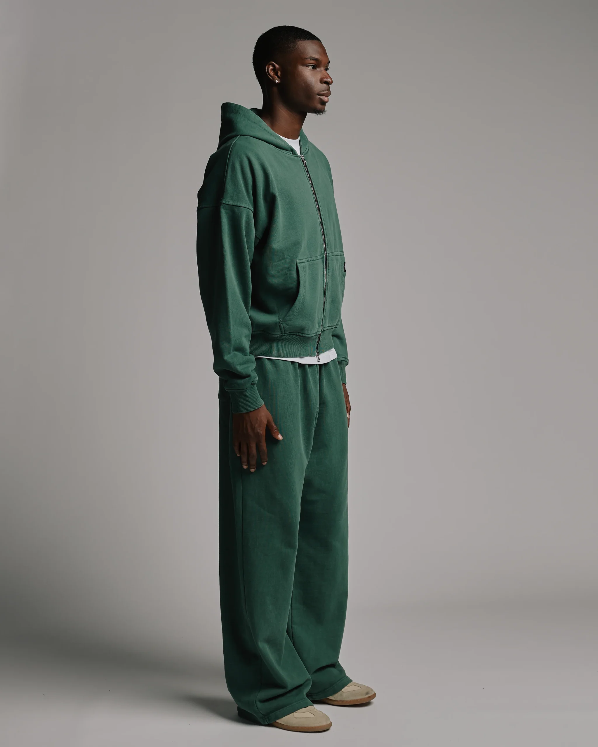 2097-thermal-lined-zip-hoodie-vintage-green-3.webp Thermal Lined Zip Hoodie - Vintage Green