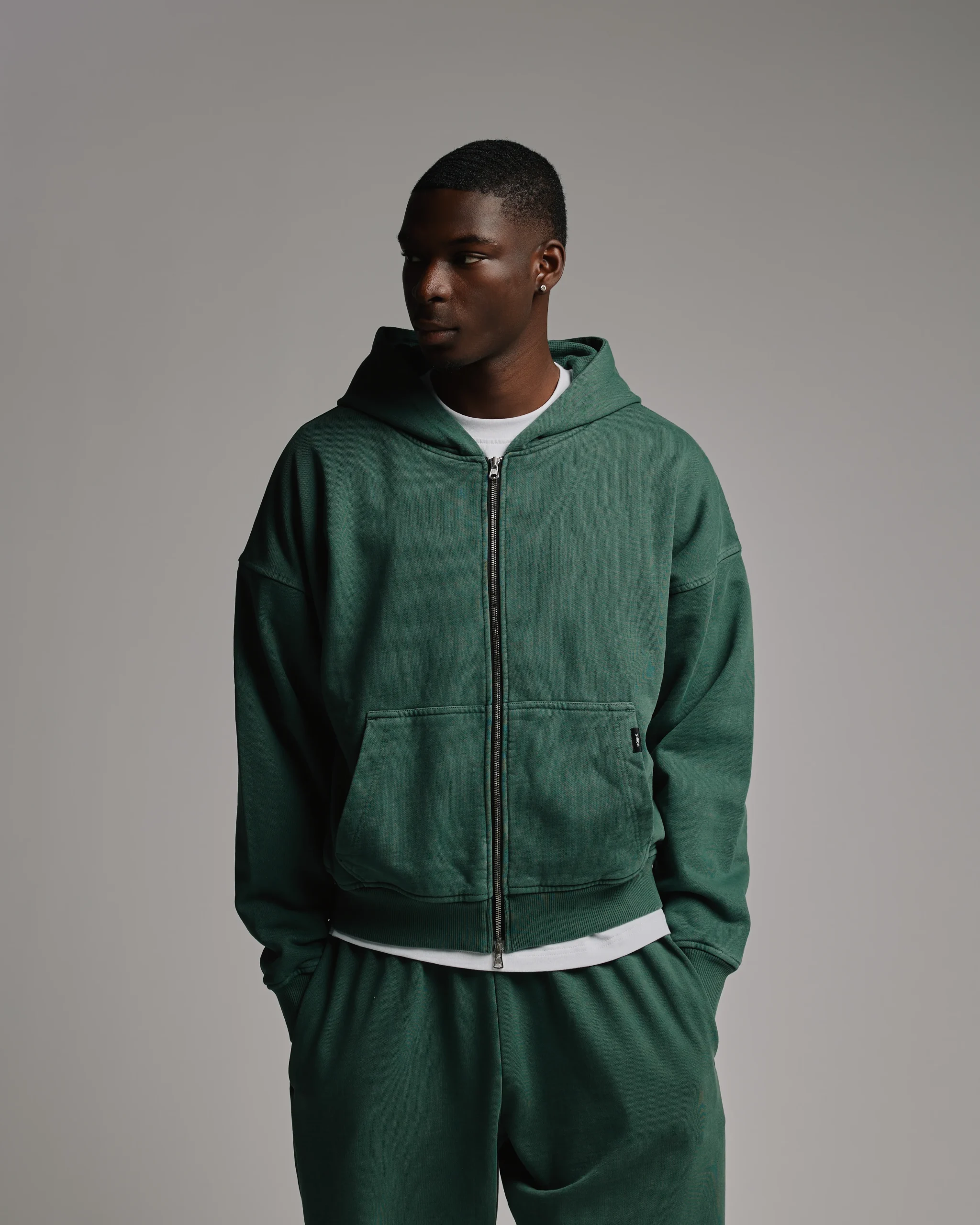 2097-thermal-lined-zip-hoodie-vintage-green-6.webp Thermal Lined Zip Hoodie - Vintage Green