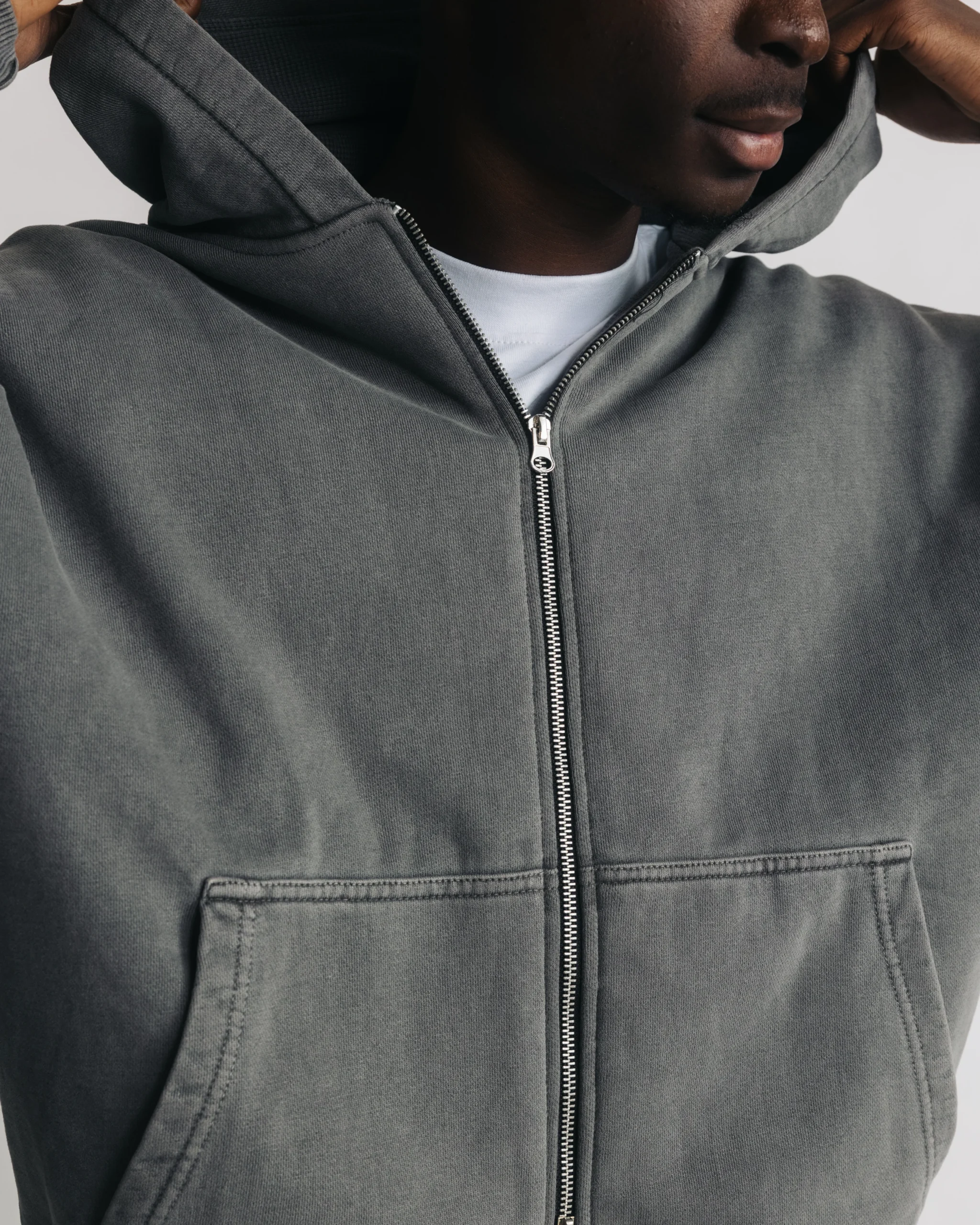 2103-thermal-lined-zip-hoodie-vintage-grey-3.webp Thermal Lined Zip Hoodie - Vintage Grey