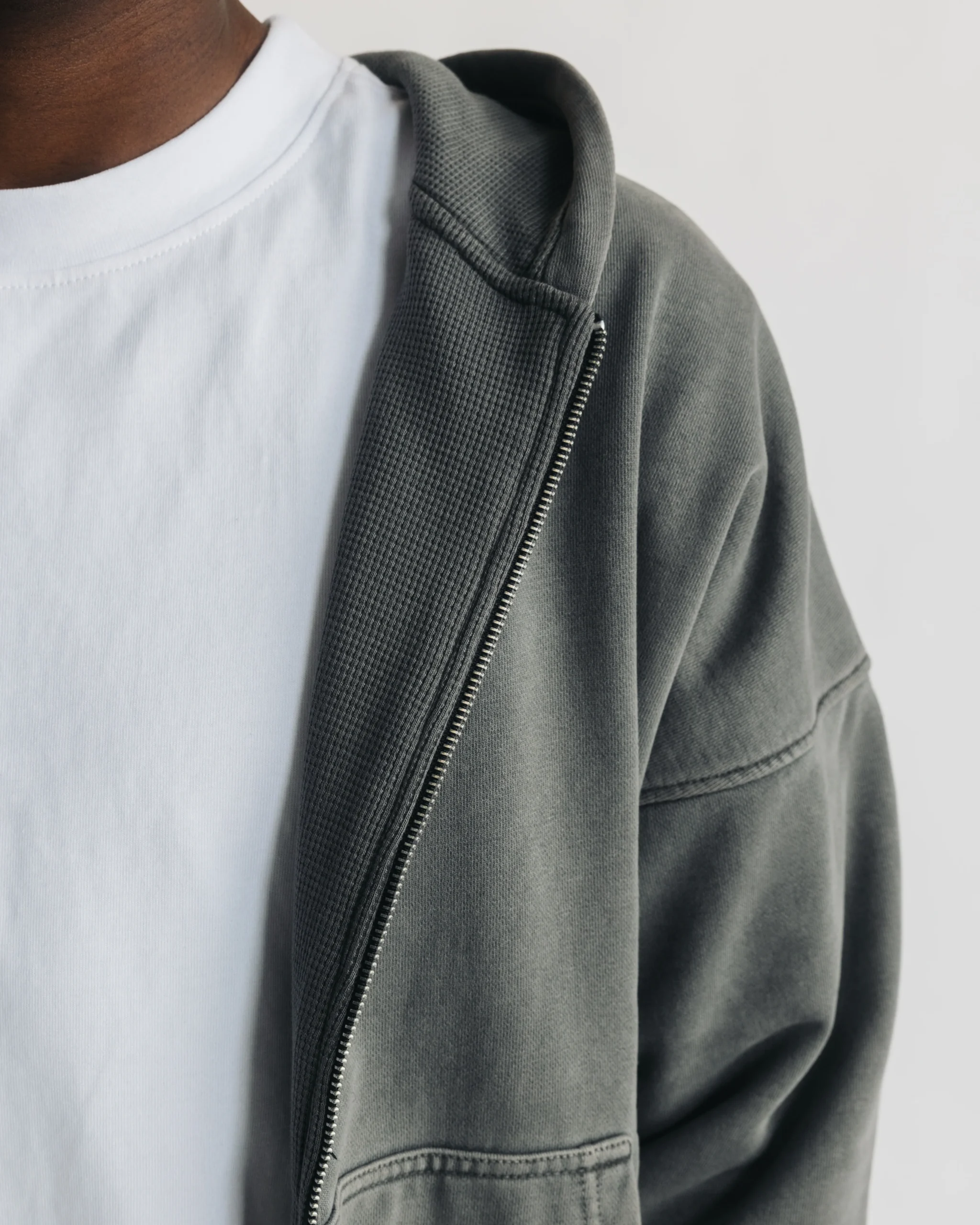 2103-thermal-lined-zip-hoodie-vintage-grey-5.webp Thermal Lined Zip Hoodie - Vintage Grey