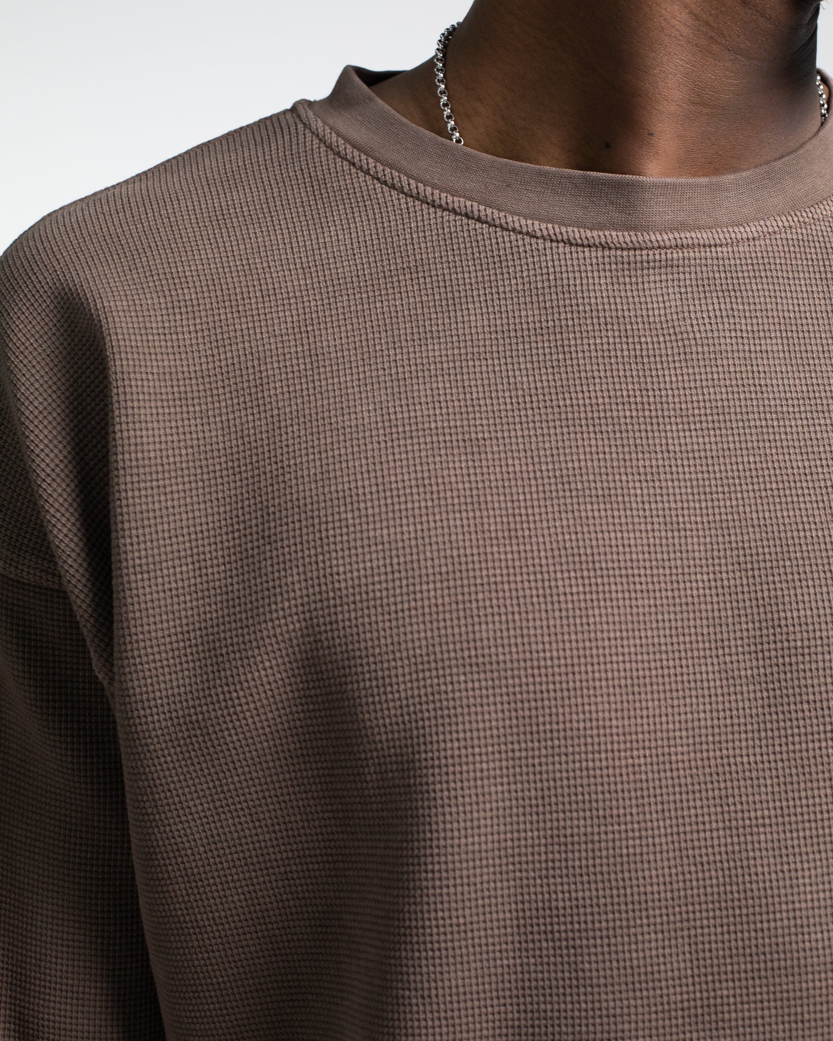 2121-thermal-long-sleeve-vintage-brown-3.jpg Thermal Long Sleeve - Vintage Brown