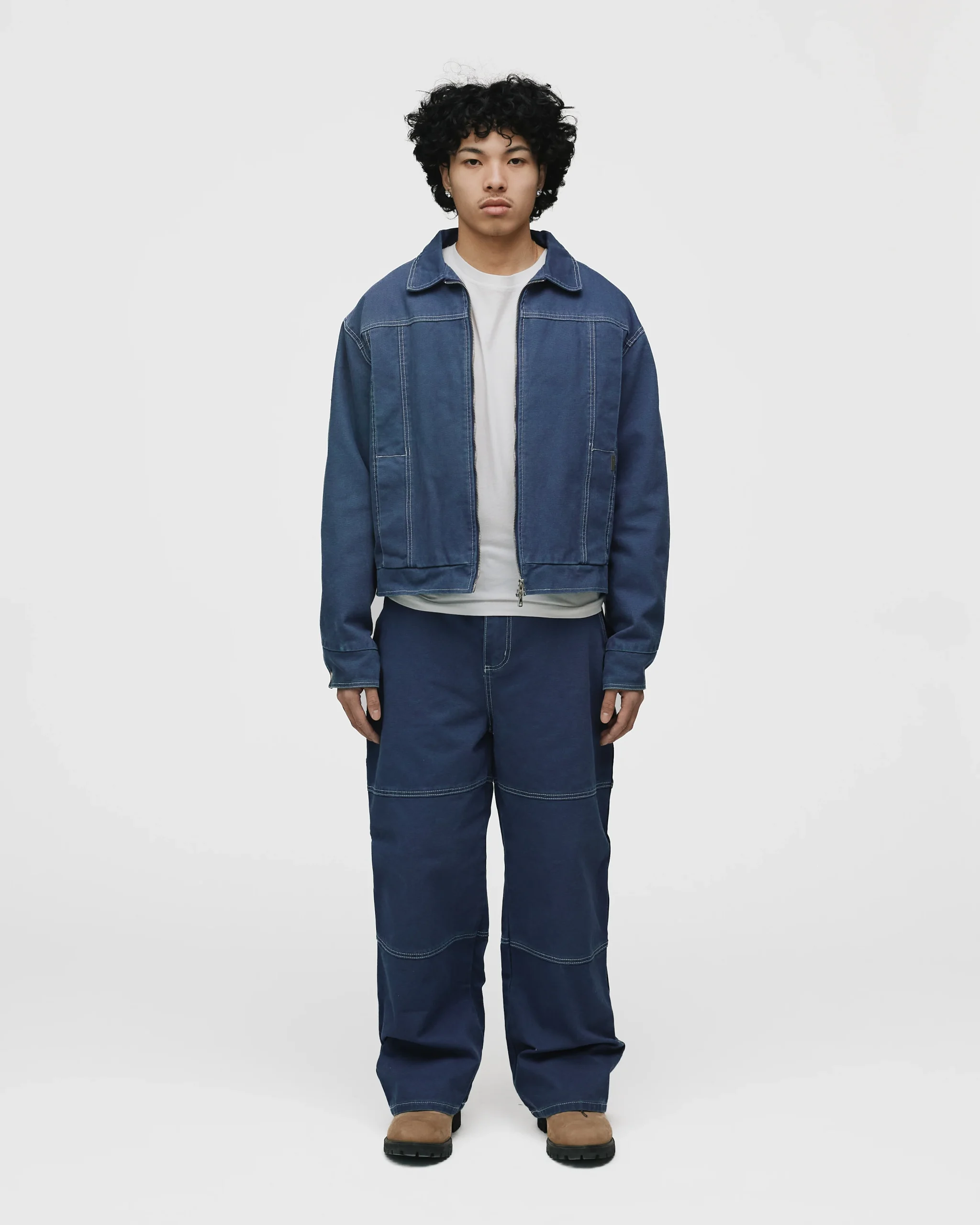 Workwear Jacket - Washed Blue