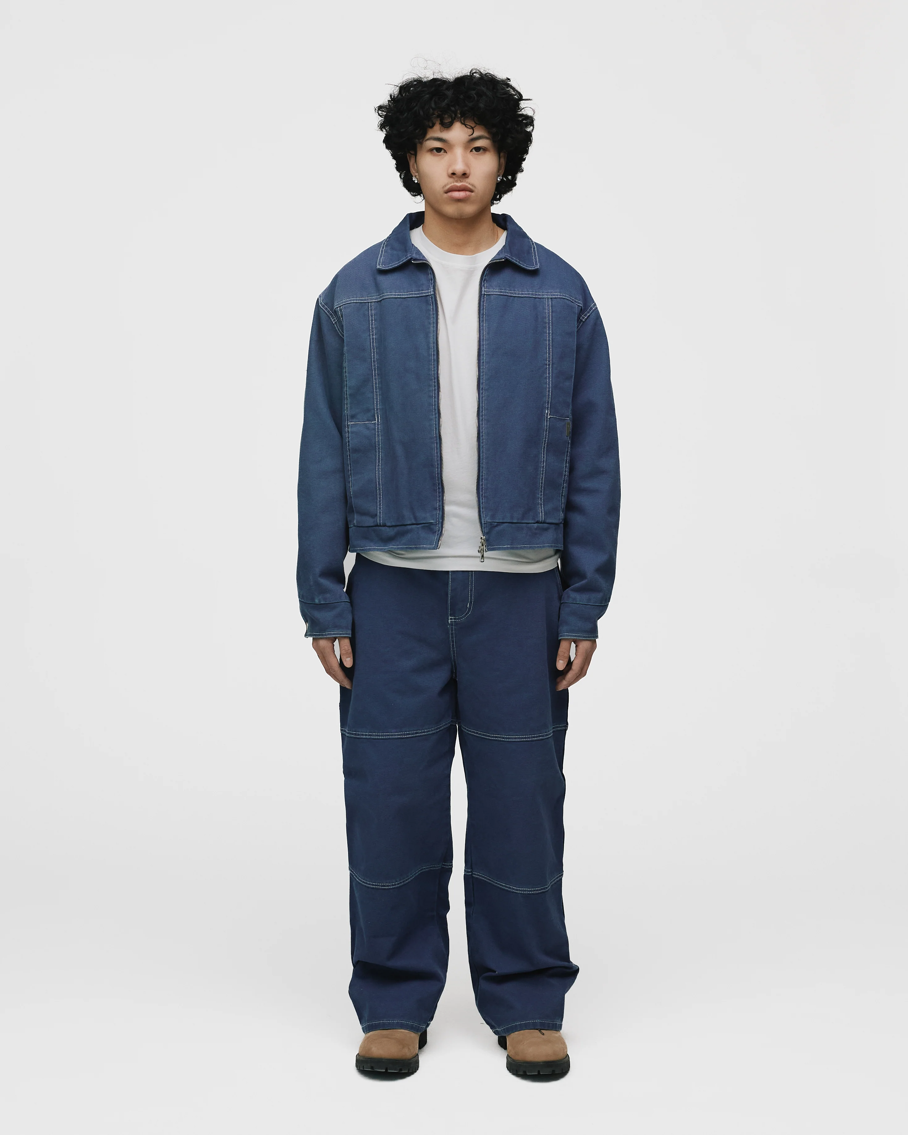 Workwear Jacket - Washed Blue