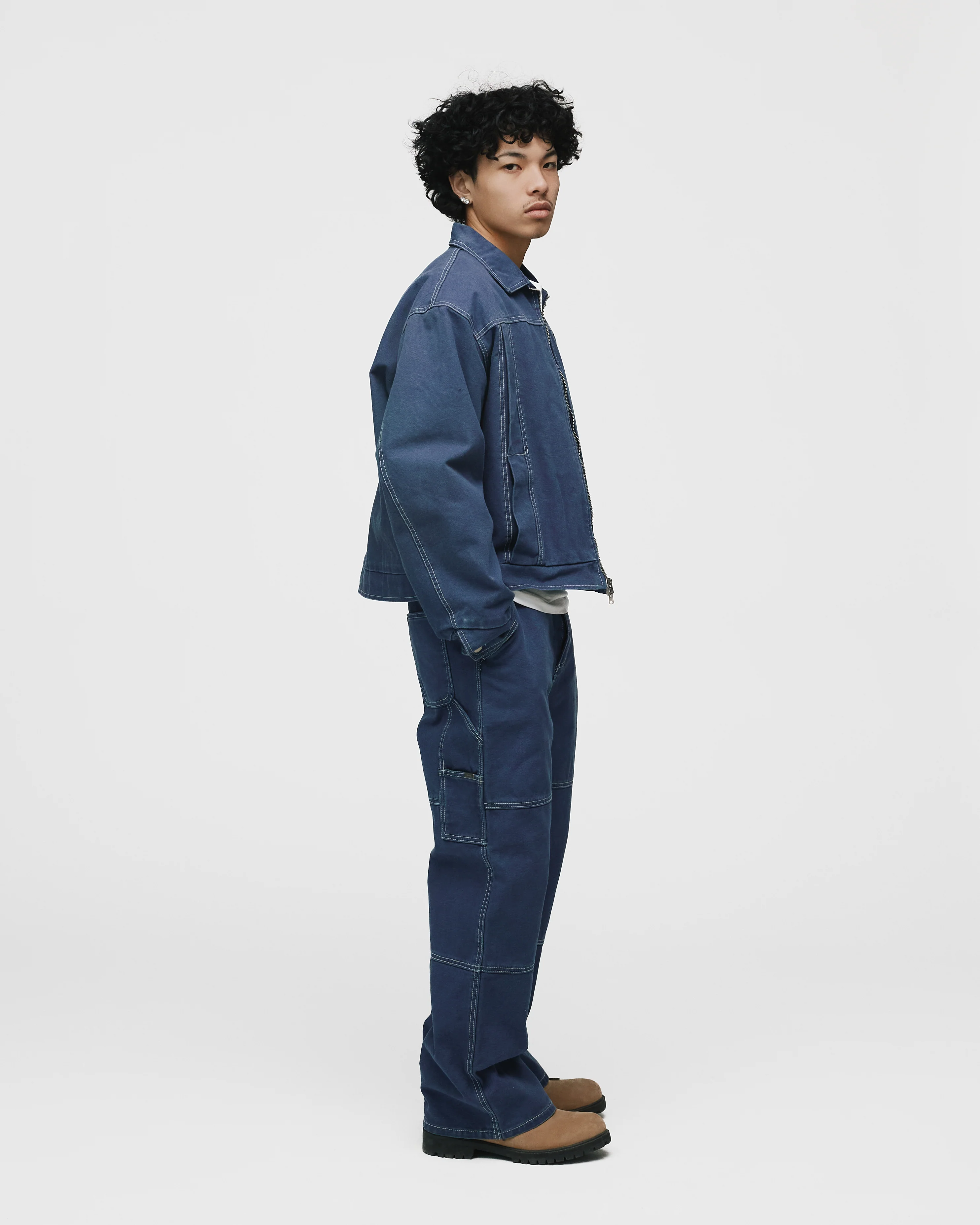 Workwear Jacket - Washed Blue