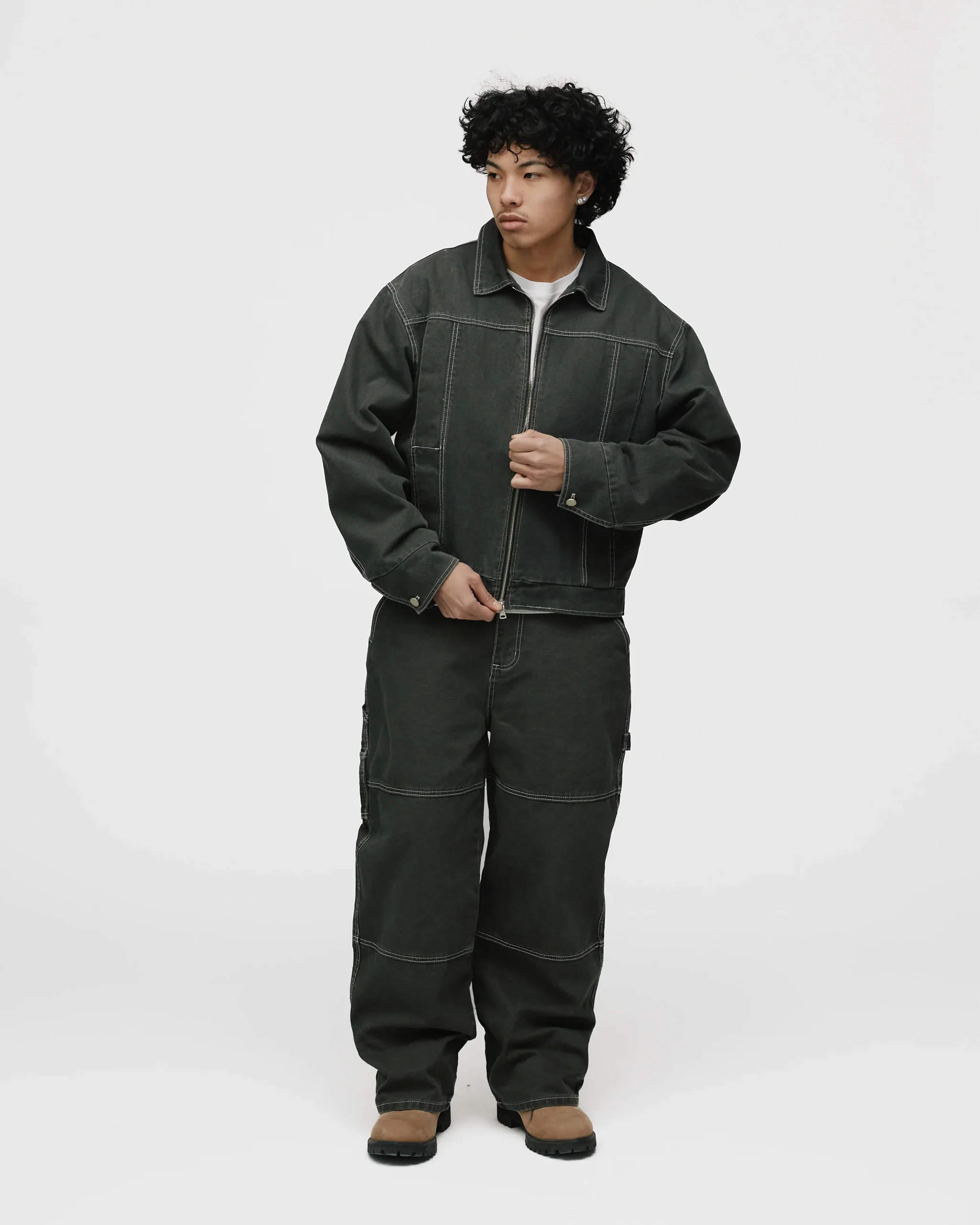 Workwear Jacket - Washed Grey
