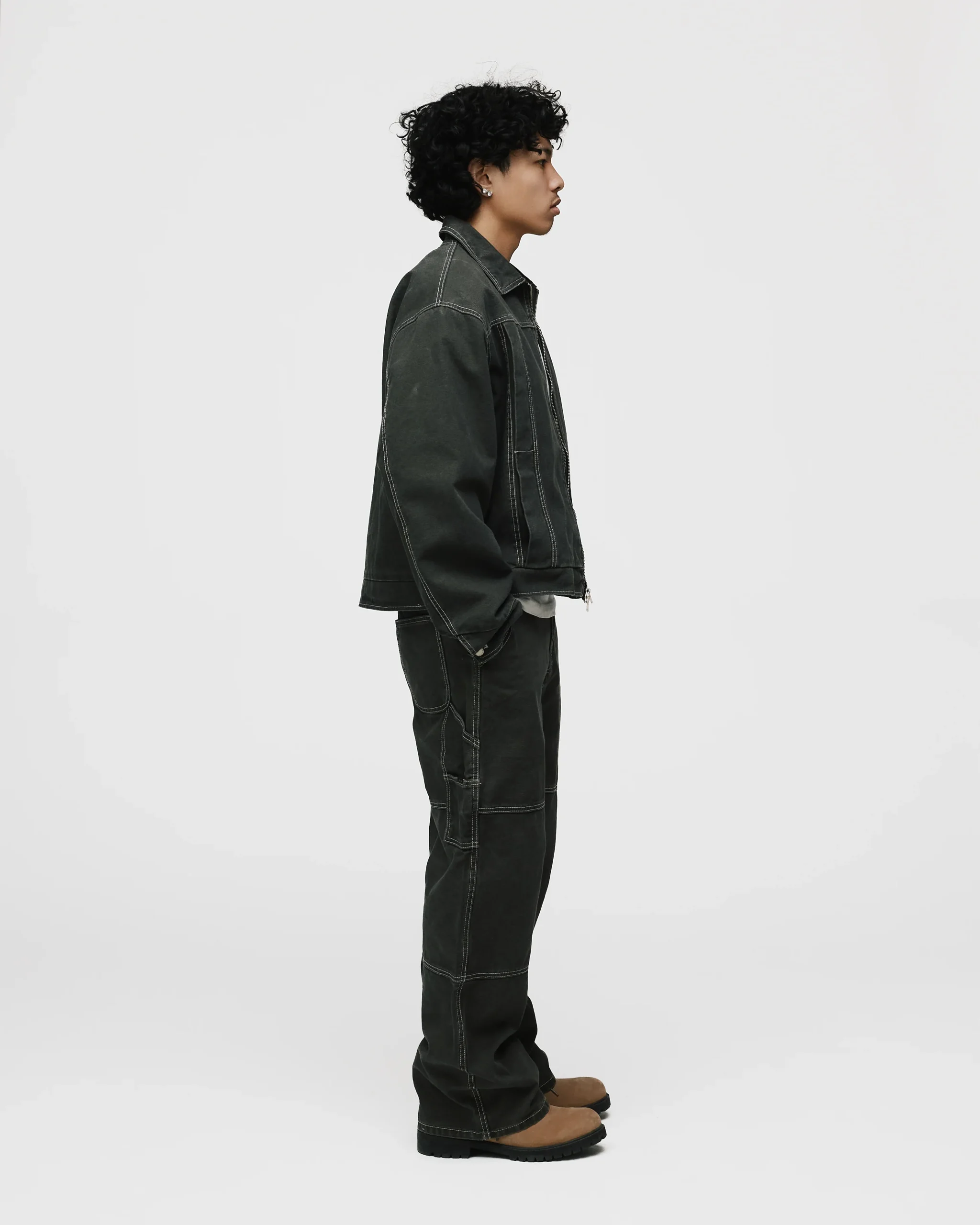 Workwear Jacket - Washed Grey
