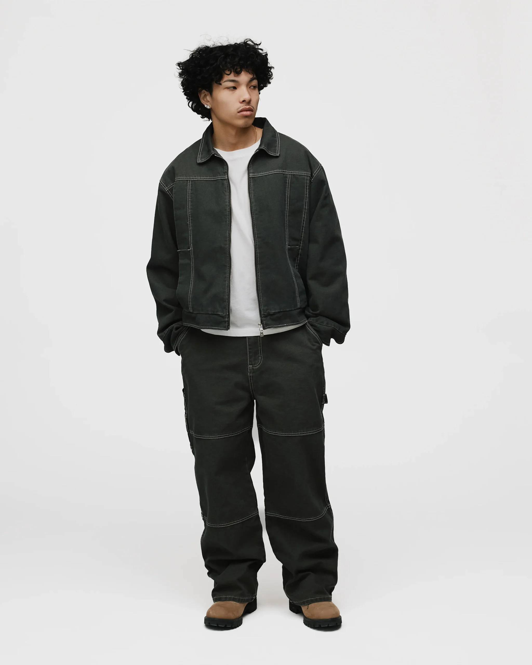Workwear Pant - Washed Grey