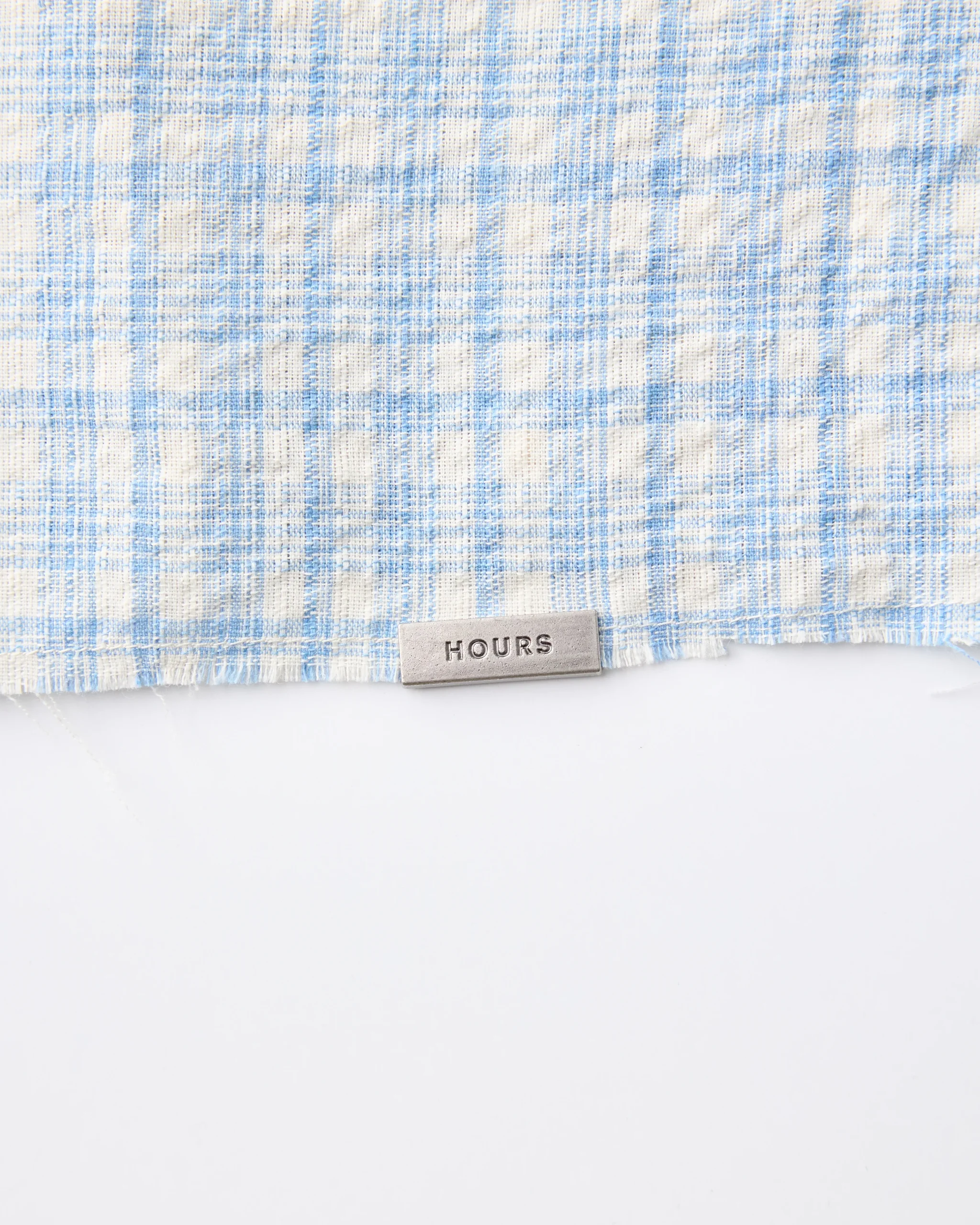 Cropped Flannel - Light Blue