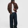 Cropped Flannel - Red