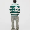 Cropped Rugby Shirt - Cream