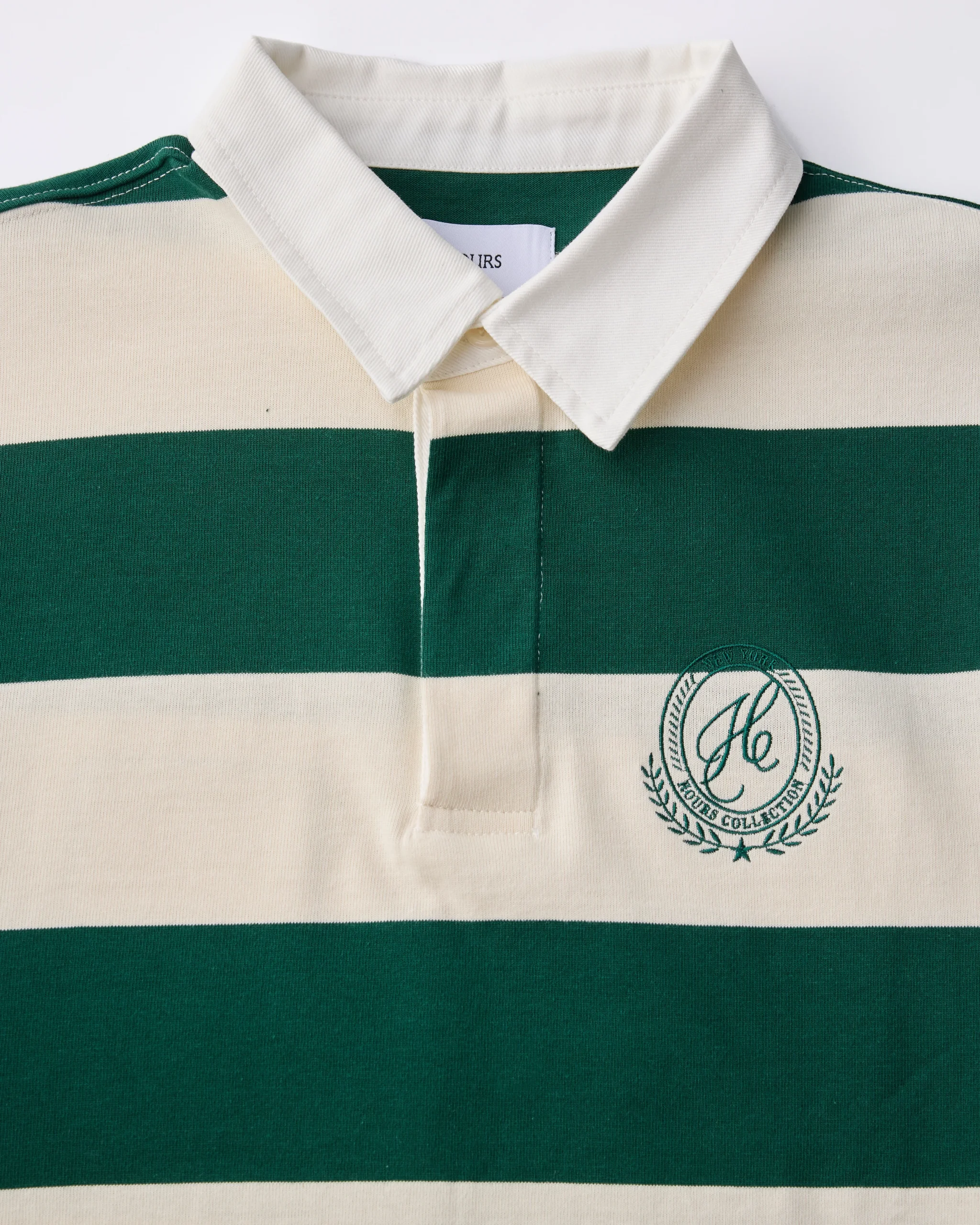 Cropped Rugby Shirt - Cream