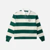 Cropped Rugby Shirt - Cream