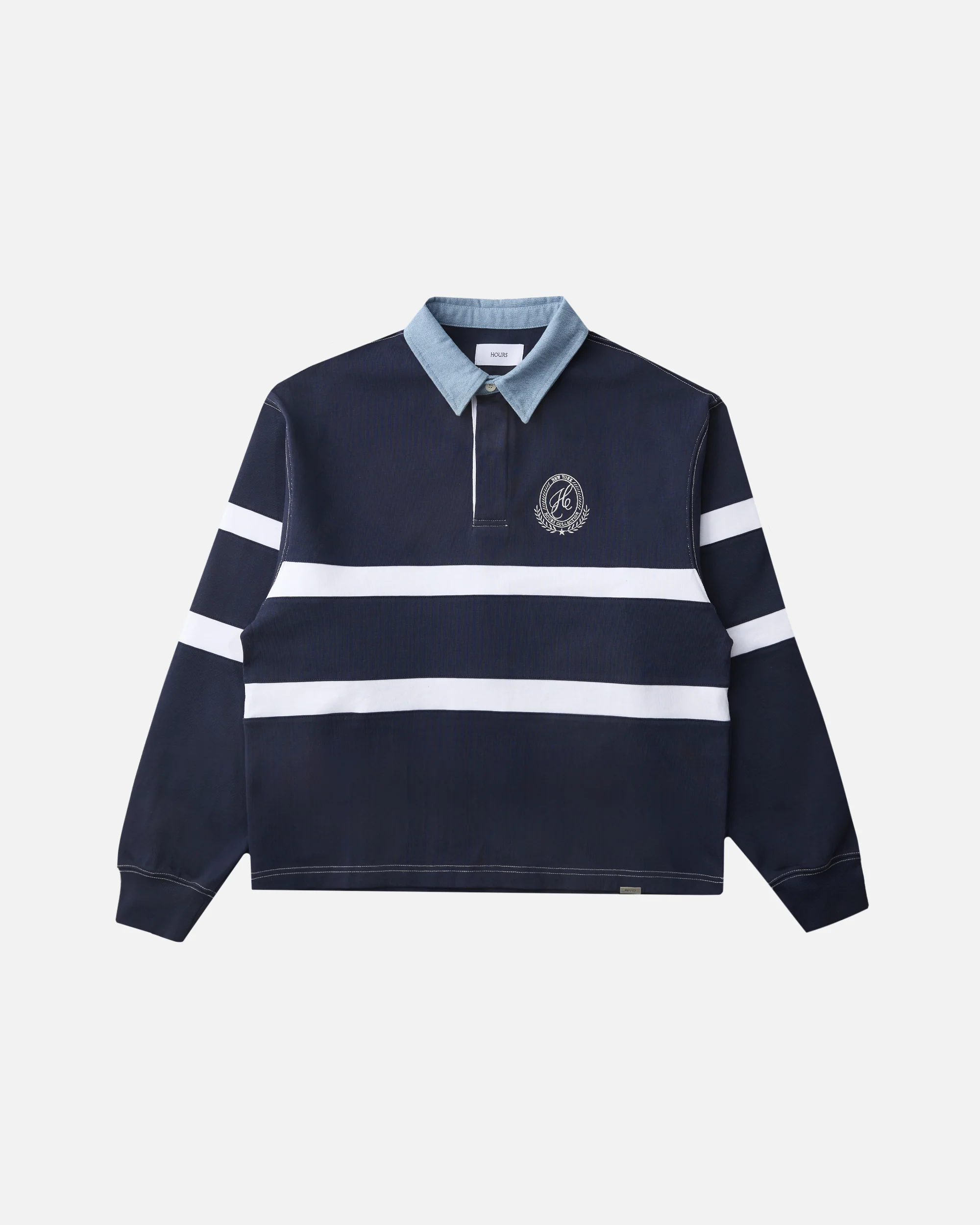 236-cropped-rugby-shirt-navy-blue-1.webp Cropped Rugby Shirt - Navy Blue