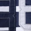 Cropped Rugby Shirt - Navy Blue