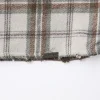 Cropped Zip Flannel - Cream