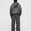 Arc Zip Hoodie - Charcoal