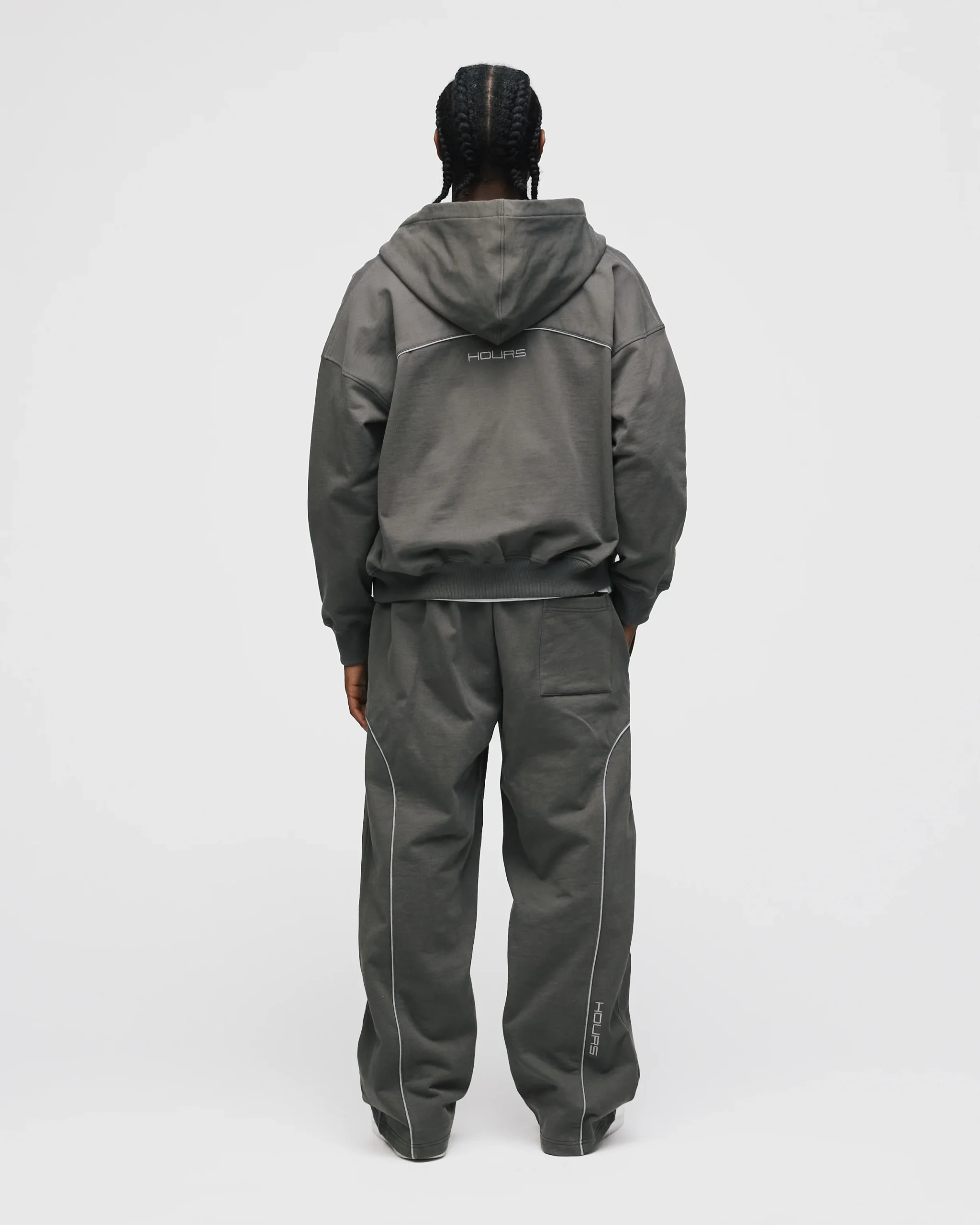 Arc Zip Hoodie - Charcoal