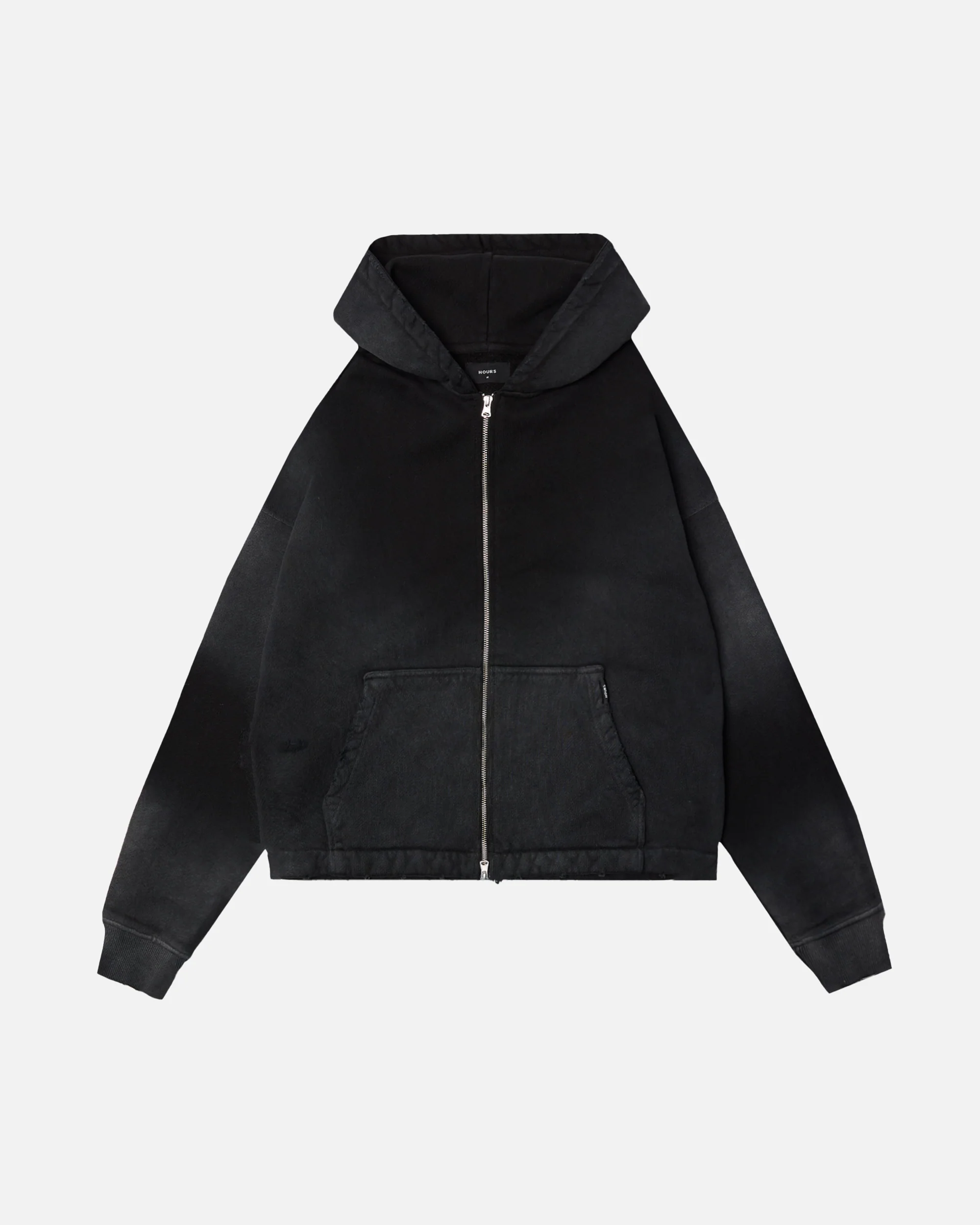 254-cropped-zip-hoodie-sunfaded-black-1.webp Cropped Zip Hoodie - Sunfaded Black
