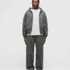 Arc Zip Hoodie - Charcoal