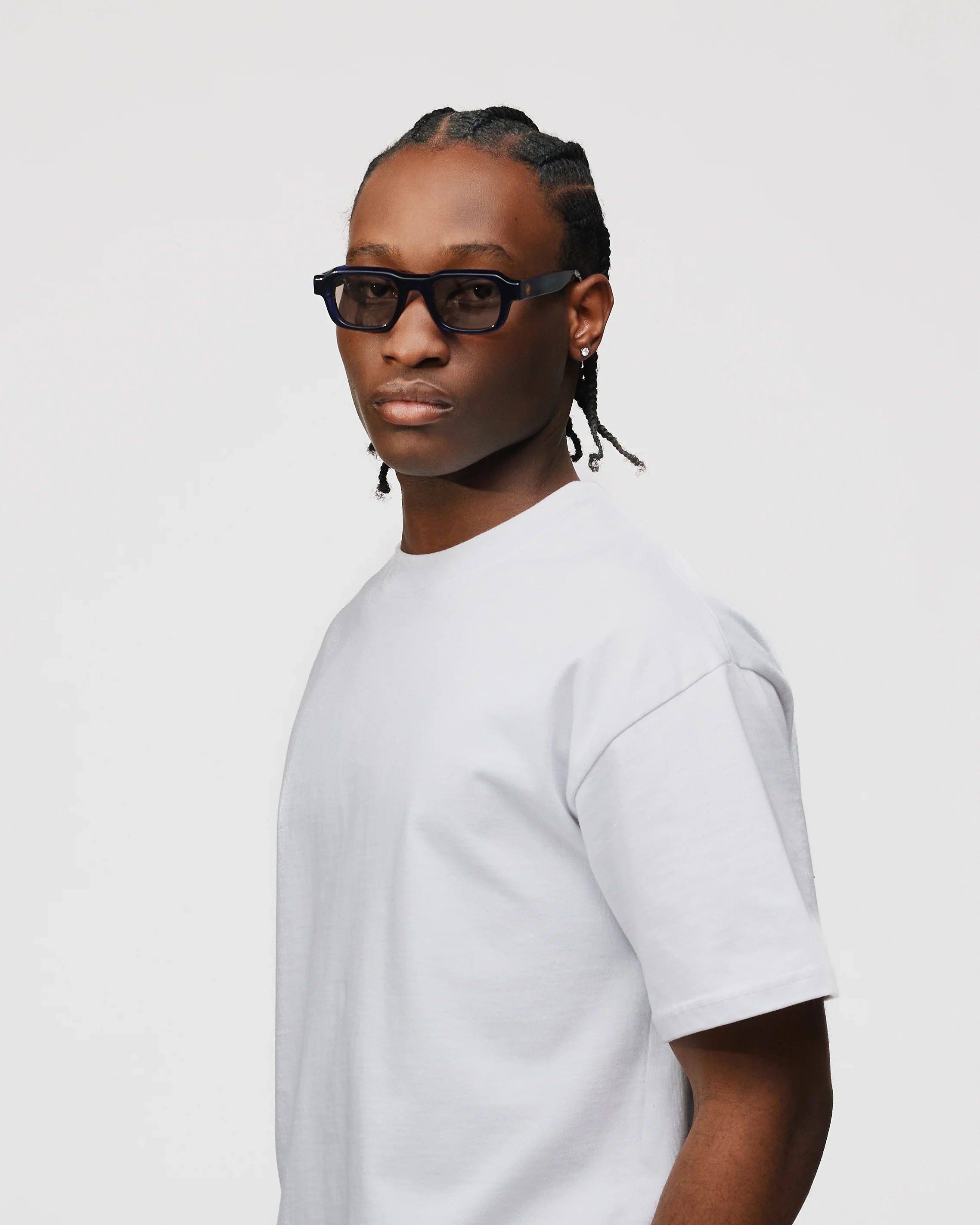 Crosby Sunglasses - Translucent Blue