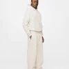 Drop Shoulder Hoodie - Oyster