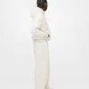 Drop Shoulder Hoodie - Oyster