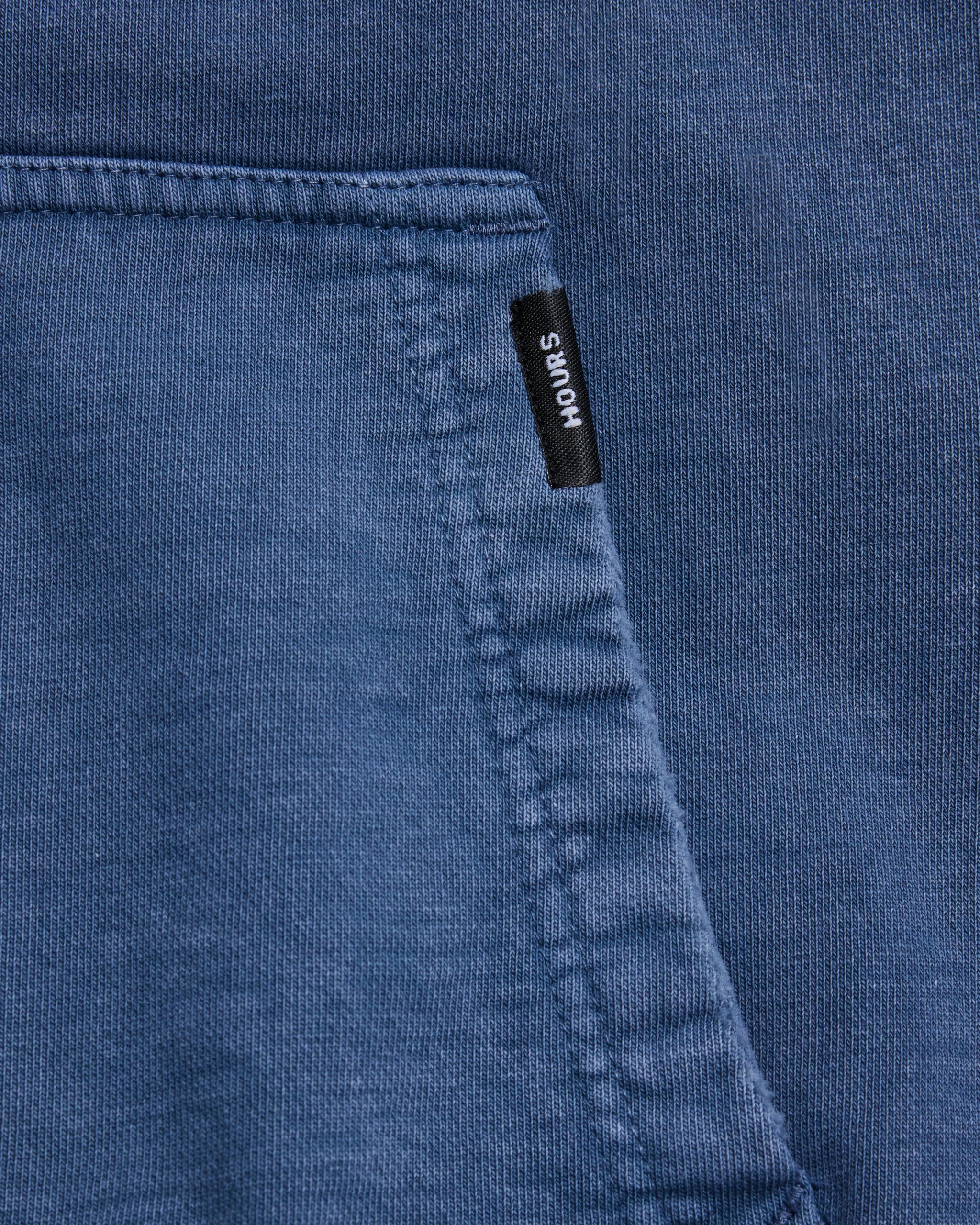 Drop Shoulder Hoodie - Sunfaded Blue