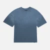 Drop Shoulder T-Shirt - Sunfaded Blue