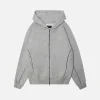 Arc Zip Hoodie - Grey