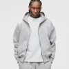 Arc Zip Hoodie - Grey