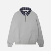 300-flannel-1-4-zip-grey-1.webp Flannel 1/4 Zip - Grey