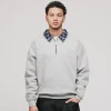 300-flannel-1-4-zip-grey-4.webp Flannel 1/4 Zip - Grey