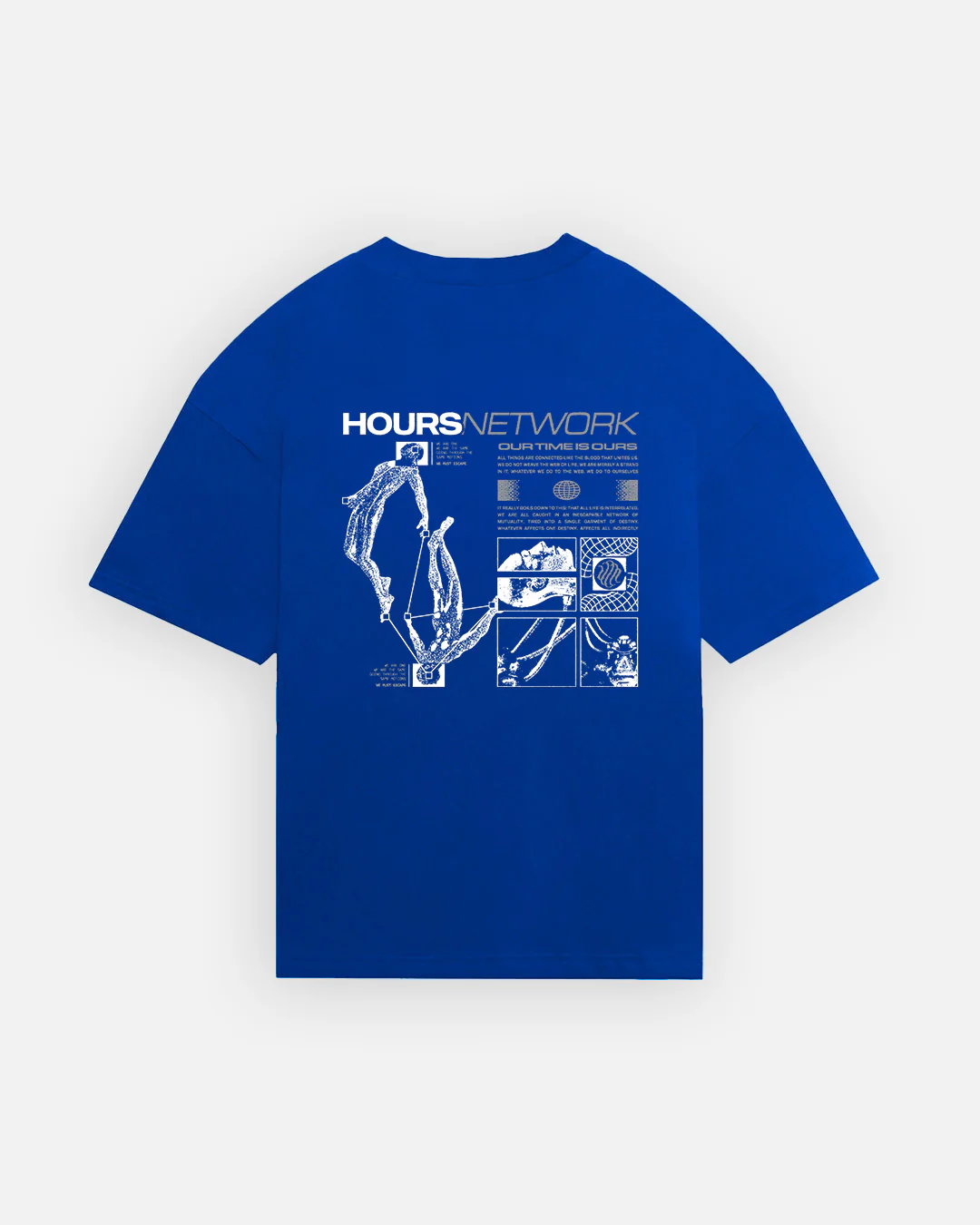 318-hours-network-t-shirt-royal-blue-1.webp Hours Network T-Shirt - Royal Blue