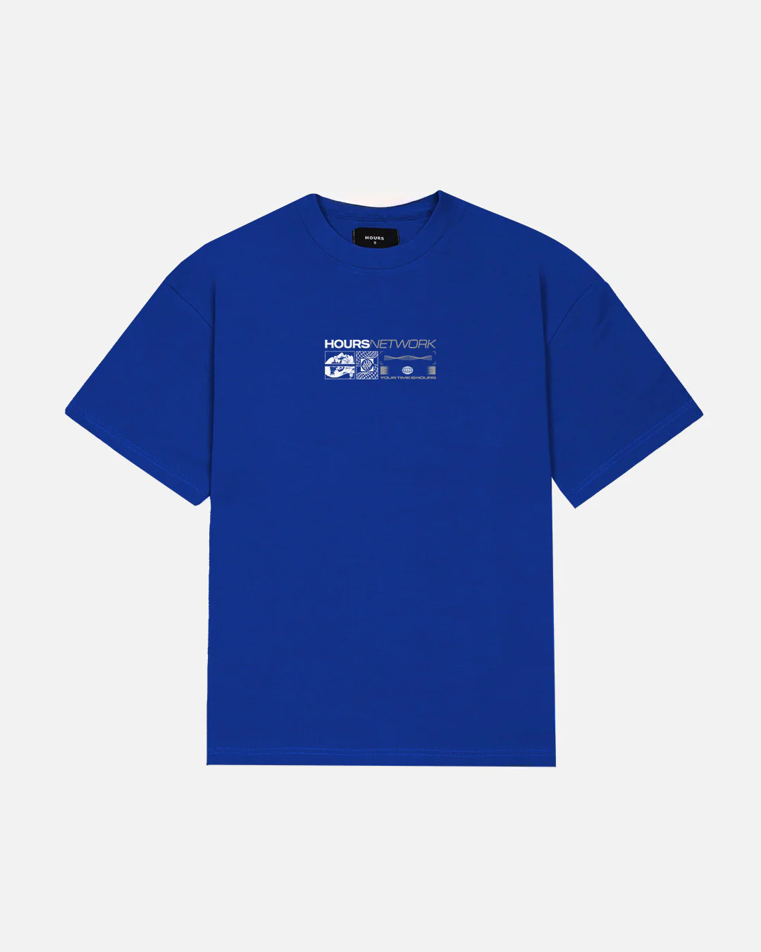 Hours Network T-Shirt - Royal Blue
