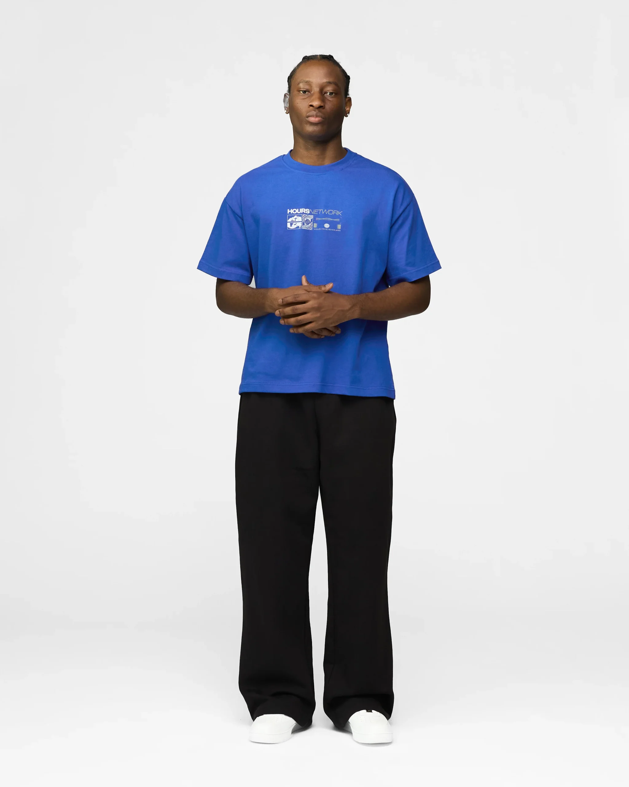 Hours Network T-Shirt - Royal Blue